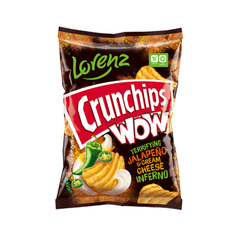 Lorenz Crunchip Jalapeno & Cream Cheese 12 x 80g