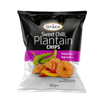 Grace Plantain Chips - Sweet Chilli 9 x 85g