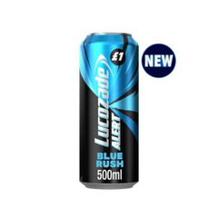 Lucozade Alert Blue Rush Energy Cans 12 x 500ml