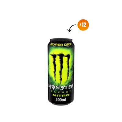 Monster Nitro Super Dry 500ml x 12