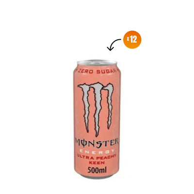 Monster Ultra Peachy Keen 500ml x 12