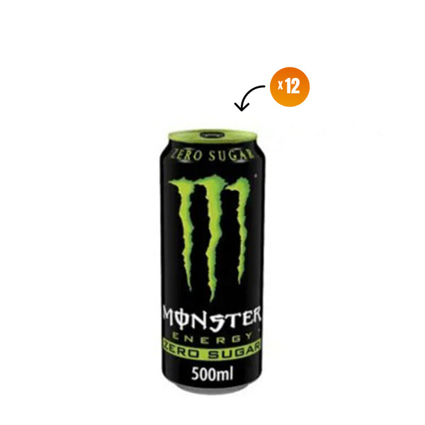 Monster Zero Sugar Green 500ml x 12