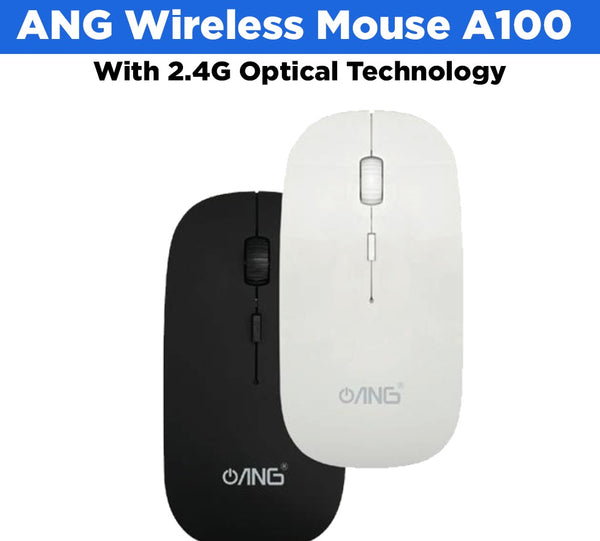 ANG Wireless Mouse A100 With 2.4G Optical Technology