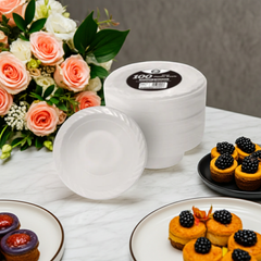 100 PCS Dina 7oz Plastic Bowls