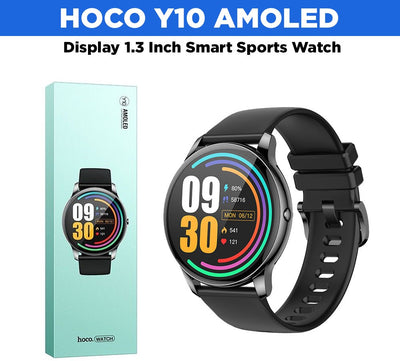 HOCO Y10 AMOLED Display 1.3 Inch Smart Sports Watch