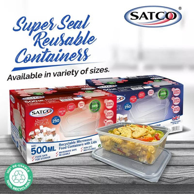 Satco Containers & Lids 1000ml