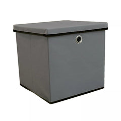 Foldable Storage Boxes with Lid Collapsible Home Clothes Organizer Fabric Cube