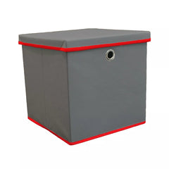 Foldable Storage Boxes with Lid Collapsible Home Clothes Organizer Fabric Cube