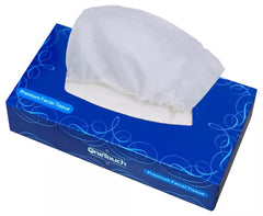 Extra Large Facial Tissue 2 Ply Sheets 100 White Ideal for soft skin Napkins