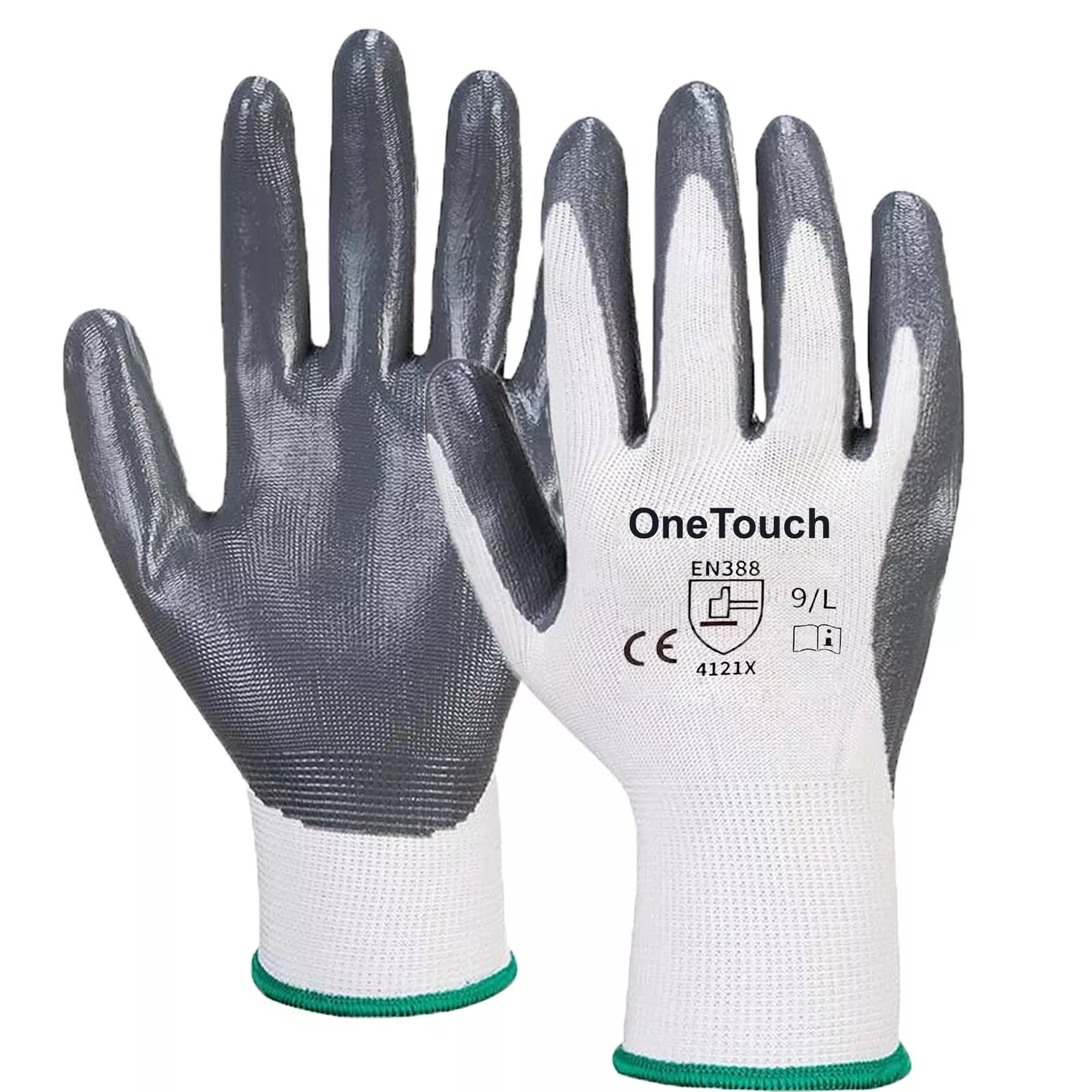 nitrile gardening gloves uk 6 Pairs PREMIUM NITRILE COATED Red Nylon Work Gloves Builders Gardenin – Mega Bazaar Limited