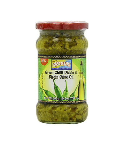 Ashoka Green Pickle in Virgin Olive Oil