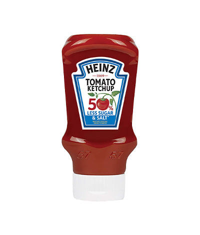 Heinz Tomato Ketchup 5% Less Sugar & Salt